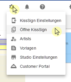 Umstellung auf das neue kissSign (Html-Formulare) - kisscal.tattoo